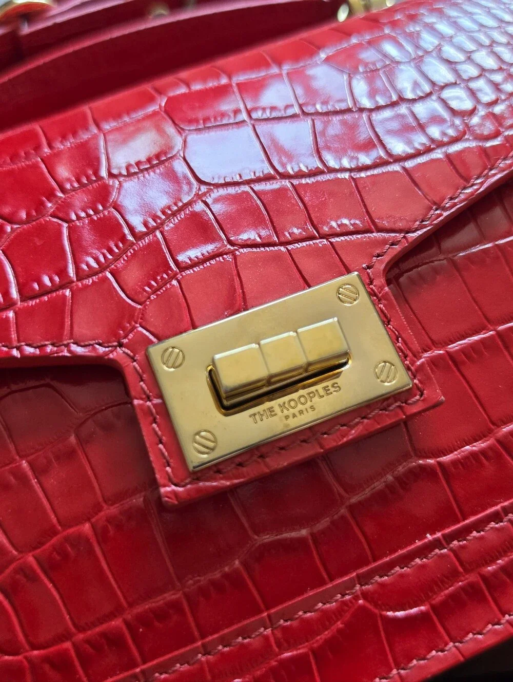 Kooples Emily Leather Crossbody Bag